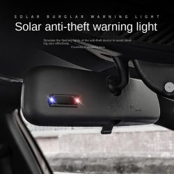 Auto Mini LED Solar Power Warnung Licht Nacht Sicherheit Simulierte Alarm Drahtlose Anti-Diebstahl Vorsicht Lampe Strobe Dummy Alarm lampe