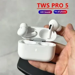 TWS Pro 5 Kabellose Bluetooth-Kopfhörer ANC Geräuschunterdrückung Ohrhörer HiFi-Klang Geringe Latenz für iPhone Android