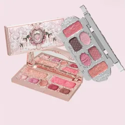 Flower Knows Makeup Swan Ballet Lidschatten-Palette Natural Nude Matte Shimmer Strawberry Cupid Glitter Pigment Lidschatten-Palette