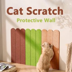 Anti-Katzen-Kratz-Sofa-Wandmatte DIY Katzen-Kratzmatte Möbelschutz Selbstklebende Katzen-Kratzplatte Katzenspielzeug