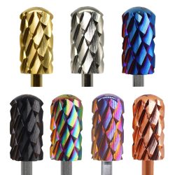 RolinStar 6.6 Large Round Top Barrel Safety 5XC 7-Farben-Acrylpulver Dipping Killer Remover Stärkste Nagelbohrer