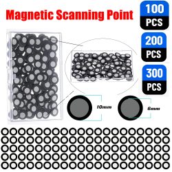 3D Magnetischer Tracking-Punkt, Diffus-Reflexions-Referenzmarkierung für 3D-Scanner, 6,0mm Innen 10mm Außen Positionierungsziel