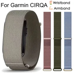 Atmungsaktives Nylon-Bizepsband Armband für Garmin CIRQA Smart Band, Verstellbares Sport-Armband für Garmin CIRQA Smart Band