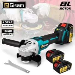 G? 125 mm bürstenloser elektrischer Winkelschleifer mit variabler Geschwindigkeit, M14-Schneidemaschine, Holzbearbeitungswerkzeug für Makita 18 V Akku-Stift