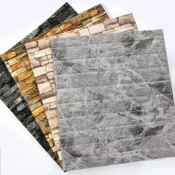 Selbstklebende 1?40 Stück 38,5 x 35 cm DIY 3D-Tapete, Retro-Ziegelmuster, Wandaufkleber, wasserdicht, Raumdekoration, Schaumstoff, Heimdekoration