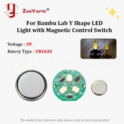 Für Bambu Lab Y-Form LED-Licht mit Magnetsteuerung DIY 3D-Druck Modellteile für 3D-Drucker