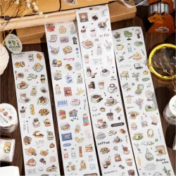 200 cm/Rollen INS Masking Tapes Kaffee Brot Café Dekorative Etikettenaufkleber für Tagebuch Scrapbooking Tagebuch Album Briefpapierband