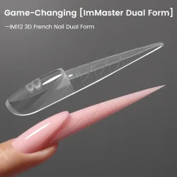 YOKEFELLOW ImMaster Französische Dual-Nagelform 15 Größen Magic Caps Stiletto Zone Französische Nagelform für Salon-Nagelkunst DIY-Werkzeuge IM112