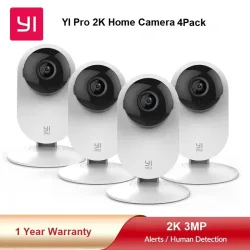 YI 2K 3MP Kameras 2/3/4Pack Home IP Cams Sicherheitssystem mit Nachtsicht für Büro/Baby/Daternd/Haustier Monitor Wifi CCTV