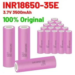 INR18650 Lithium-Ionen-Akku, 25A Hochstrom-Akku für Elektrowerkzeuge, tatsächliche Kapazität 18650 35E 3,7V 3500mAh