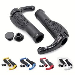 1 Satz bunte Aluminium legierung Material Mountainbike Fleisch ball verriegeln die Hülse mit Schraubstock Horn Griff Ärmel Fahrrad ausrüstung