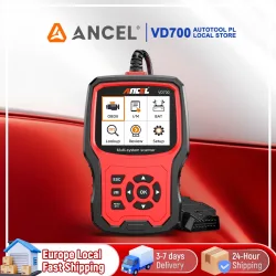 ANCEL VD700 OBD2-Scanner für VW, Audi, Seat, Skoda mit EPB, AB, SAS, TPMS, vollständiger Fehlercodeauslesung und Diagnose-Scan-Tools für alle Systeme