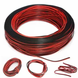 1pc 10m 2pin Autos Motorrad Elektrokabel rot/schwarz Stecker für LED-Licht 2 Verlängerung kabel aus reinem Kupferdraht