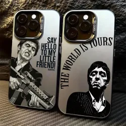 undefined, Mode Heißer S-Scarface Telefon Fall Für iPhone 17 16e 16 15 14 13 12 11 Pro Max X XR XSMAX 8 7 Air Plus Anti Fall Matte Abdeckung