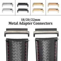 1 Paar Metalladapter für Armbänder, 18 mm auf 20/22 mm, 20 mm auf 18/20/22 mm, 22 mm auf 18/22 mm, Schnellverschluss-Steckverbinder, Uhrenarmband-Zubehör