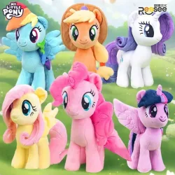 Beliebtes My Little Pony Plüschtier: Twilight Sparkle, Pinkie Pie, Rarity, Fluttershy, Applejack, Rainbow Dash Stoffpuppe, Geburtstagsgeschenk