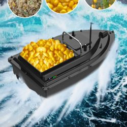 LOKEEVAN, LOKEEVAN D16B GPS-Angelköderboot mit großem Köderbehälter, 1,5 kg Last, 12.000 mAh, automatisches Köderboot mit 400?500 m Reichweite