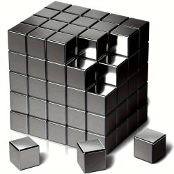 Quadratische Magnete, tolle Zugkraft, perfekt für Kühlschrank, Garage, Küche, Wissenschaft, Basteln, Büro, Osterdekoration.