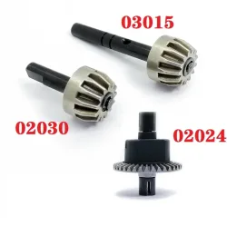 Differentialgetriebesatz aus hochhartem Stahl für HSP 1/10 RC-Auto, passend für Modelle 94101 94102 94103 94107 94111 94123. Langlebiges Upgrade