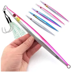 Unterbügeleisenplatten-Jig, Meeresangeln, langer Streifen, schnell zu ziehende Eisenplatte, Fisch, schnell sinkend und langsam schüttelnde leuchtende Eisenplatte, 60 g
