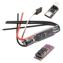 AM32 2-4S 40A ESC 32-bit Bürstenlosen Geschwindigkeit Controller On-board 5V2A BEC Modul für Drone 1/18 1/24 SCX24 RC Crawler Auto 1/16 Tank