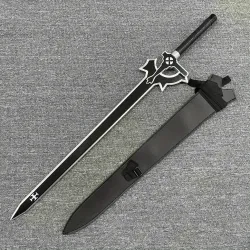 108 cm Kirigaya Kazuto Katana Cosplay Prop Ninja Messer Samurai Säbel Schwert Art Online Anime Kirito Echte Größe Japanisches Katana Spielzeug