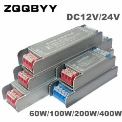 DC12V 24V Schaltnetzteil AC176-264V Mute Beleuchtungstransformatoren LED-Lichttreiber 60W 100W 200W 300W 400W Netzteil
