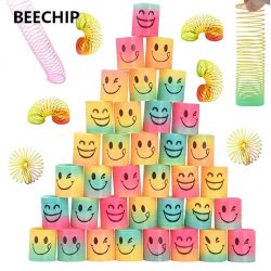 12 teile/satz Regenbogen Stapeln Musik Nostalgischen Puzzle Kunststoff Kleine Geschenk Frühling CircleMagic Regenbogen Kreis Für Jungen Mädchen Geschenk