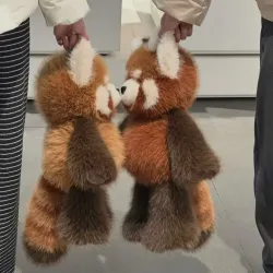 Kreatives Geschenk Waschbär Tierkissen Panda Emotionaler Begleiter Flauschig Weich Tierliebhaber-Geschenk