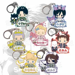 Anime Attack on Titan 6cm Acryl-Schlüsselanhänger Eren Levi Mikasa Anhänger Schlüssel-Taschen-Deko Karnevalsgeschenk Sammlerstück Ornament
