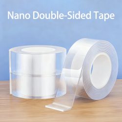 Nano-Klebeband Doppelseitig Wiederverwendbar Abnehmbar Klebendes Band für Wand, Haus, Büro, Auto-Dekoration Hochleistungs-Transparentes Klebeband