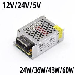 Beleuchtungstransformatoren 110 V 220 V auf DC 5 V 12 V 24 V 24 W 36 W 48 W 60 W für CCTV-LED-Streifen-Netzteil-Adapter