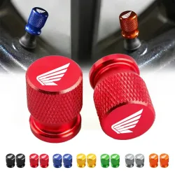 2PCS Motorrad Aluminium Legierung Reifen Rad Teile Ventil Stem Caps Abdeckung Für HONDA Hornet NT1100 CBR CB Schatten PCX VFR XADV Forza