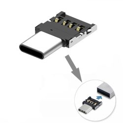 1/5PCS Universal Typ-C Micro USB zu USB 2,0 OTG Adapter Stecker für Handy Smartphone USB 2,0 Typ C Micro USB OTG Kabel Adapter