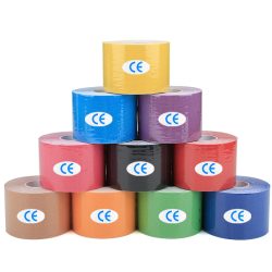Sport Wasserdichte Kinesiologie Tape Aufkleber Athletische Bandage Muskel Erholung Schutz Umreifung Schmerzen Relief Tennis Gym
