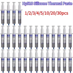 Hy510 Silikon-Wärmeleitpaste, Wärmeübertragungsfett, Kühlkörper, CPU, GPU, Chipsatz, Computer-Kühlspritze, graues Compound-Fett