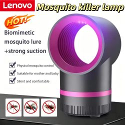 Lenovo Mute Anti-Mücken-Lampe, Ionenreinigung, USB-Anschluss, physikalische Mückenvernichtungslampe, elektrische Fliegenfalle für Haushalt und Außenbereich