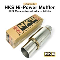 HKS 89mm Performance-Auspuff-Schalldämpfer mit Hochleistungs-Rennsound im japanischen Stil für Auto-Tuning-Upgrade, JDM-Direktfeuerkanone