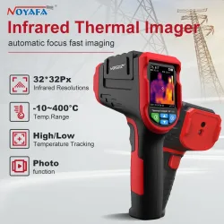 NOYAFA Infrarot-Wärmebildkamera NF-521 Industrielle Wärmebildkamera -20 ~ 400 ° C Professioneller Fußbodenheizungsdetektor für Wärmebildkameras