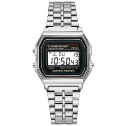 Luxus Rose Gold Frauen Uhren Elektronische Digital Display Retro Stil Uhr männer Relogio Masculin Reloj Hombre homme