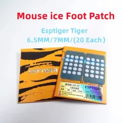 Neue 40PCS Esptiger Tiger ICE V2 Fuß Aufkleber DIY Kleine Punkte Fuß Pad Arc Rand Esptiger 6,5 MM 7MM
