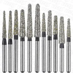TR Typ Extra Grobe Dental Diamant Bohrer Standard Zahnmedizin Erdbeeren Bohrer Zahnarzt Werkzeuge FG High Speed Bur 1,6mm 10 stücke