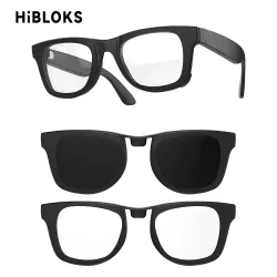 HIBLOKS Kamera-LED-Oklusionsclip für RayBan Meta Wayfarer RW4012/RW4008/RW4006 Smart Glasses Zubehör Okklusionsclip
