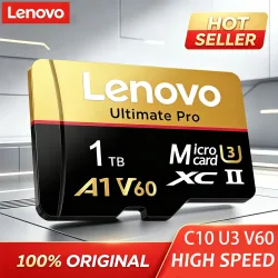 Lenovo Original Micro SD-Karte UHS-I I A1 V60 Speicherkarte für Nintendo Switch Flash-Speicherkarten 128 GB für Insta360 DJI Drone