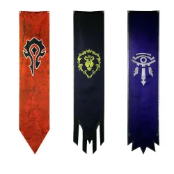 36x168cm WOW Weltkrieg für Horde Alliance Banner Lange Flagge Wandbehang KTV Schule Bar Home School Cosplay Party Dekoration Geschenk
