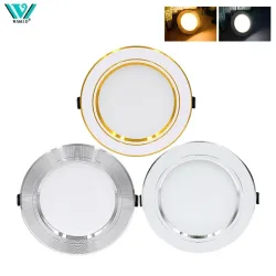 LED Downlight Decke DC12V 24V AC110V 220V 5W 9W 12W 15W 18W strahler Kalt Warm Weiß Runde Einbau Led Spot Licht Beleuchtung