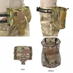 Neue Roll-Up Mag Mesh Dump Pouch Magazintasche Mini Faltbare Netztasche EDC Taktische Outdoor Sport Jagd Hüfttaschen 500D