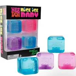 Schylling NeeDoh Nice Cube Squishy Sensorisches Spielzeug Stressabbau-Quetschblock Entspannungs-Fidget-Spielzeug für Kinder Autismus ADHS Geschenk