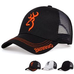 Bestickte Totem-Baseballkappe, Hochwertige Hip-Hop Outdoor Mesh-Kappe, Sonnenschutz, Atmungsaktive Trucker-Mütze