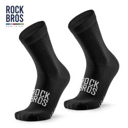 ROCKBROS ROAD TO SKY Sportsocken, atmungsaktive MTB-Rennradsocken, hochelastisch, stoßdämpfend, ein Paar Fahrradsocken
